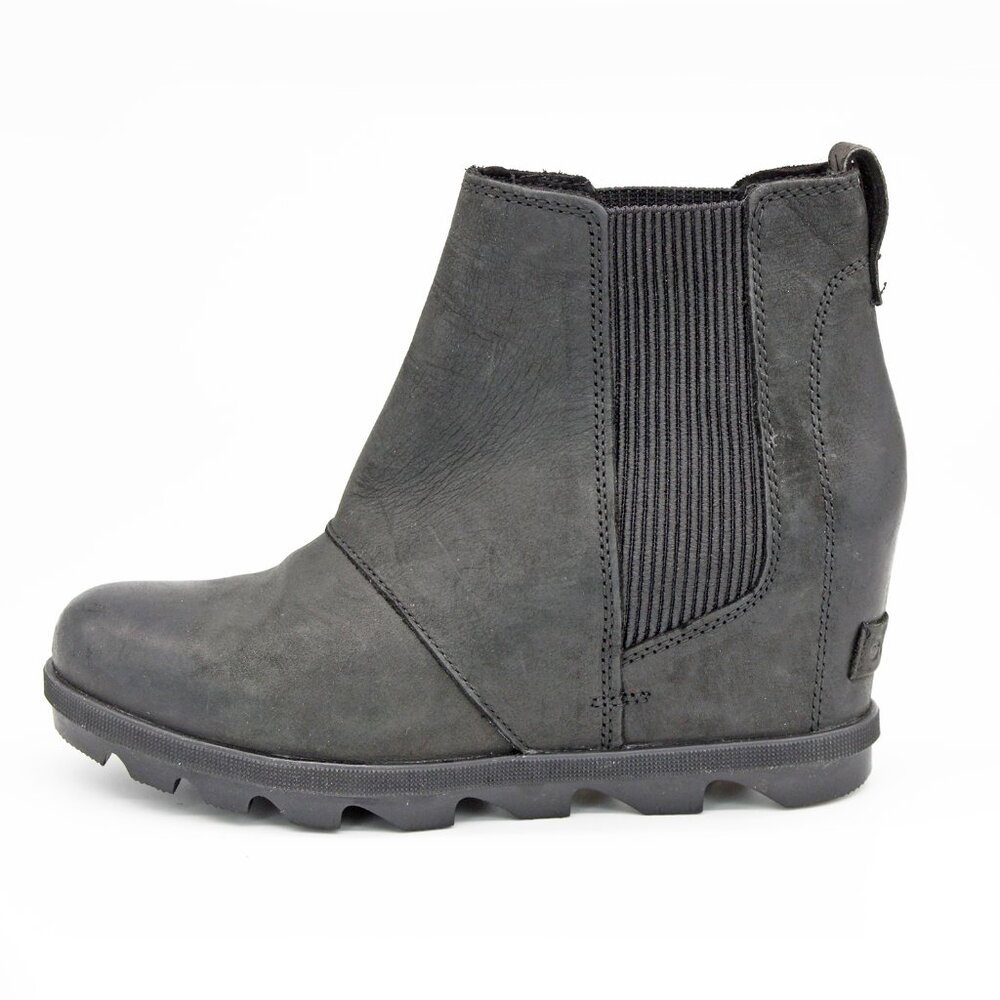 SOREL Joan Of Arctic III Women's Gray Wedge Chelsea Snow Boot: Size 8